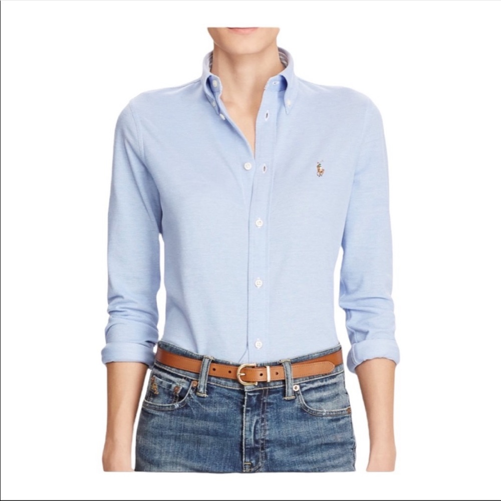 Ralph Lauren Women's Super Slim Fit Oxford Shirt